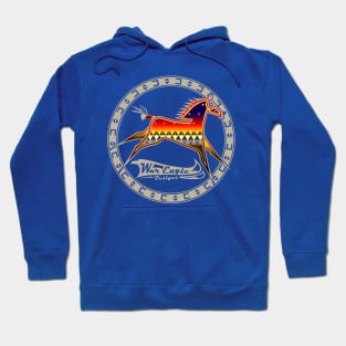 Protecting the people Gray Horse Hoodie